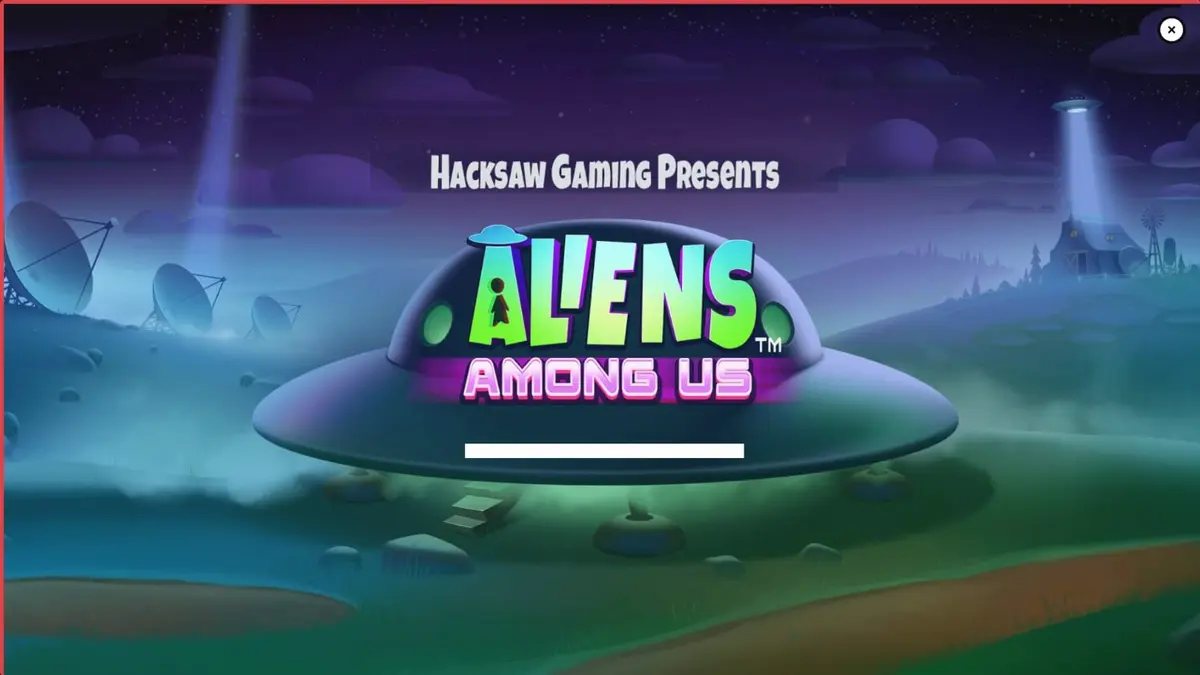 Aliens Among Us slot game interface featuring FBI agents and alien characters