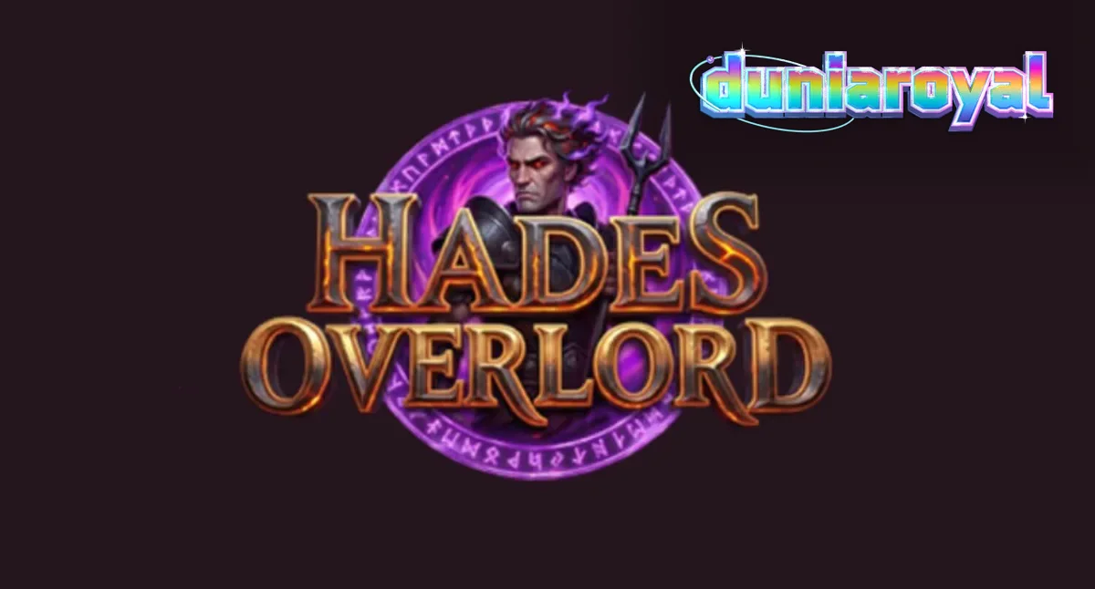 Tampilan visual slot Hades Overlord dengan tema mitologi Yunani yang gelap.